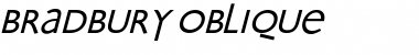 Download Bradbury-Oblique Font
