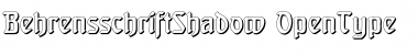 Download Behrensschrift Shadow Font