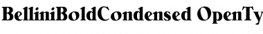 Download BelliniBoldCondensed Font