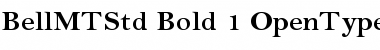 Bell MT Std Bold Font