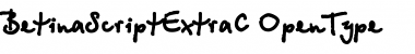 Download BetinaScriptExtraC Font