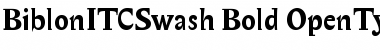 Biblon ITC Swash Font