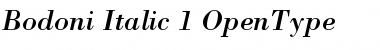 Bodoni Italic