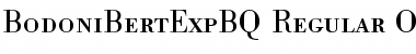 Download Bodoni Berthold Expert BQ Font