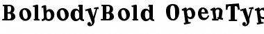 Bolbody Font