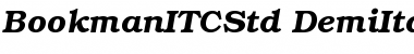 Bookman ITC Std Demi Italic Font
