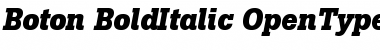 Boton Bold Italic Font