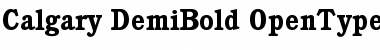 Download Calgary-DemiBold Font