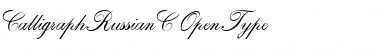 CalligraphRussianC Font