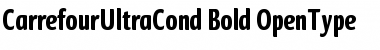 CarrefourUltraCond Bold Font