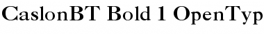 Download Caslon Bold Font