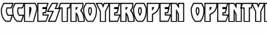 Download CCDestroyerOpen Font