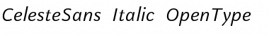 CelesteSans Italic Font