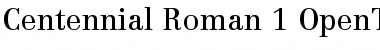 Linotype Centennial 55 Roman