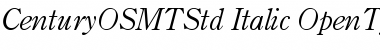 Century OS MT Std Font