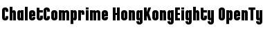 Download ChaletComprime-HongKongEighty Font