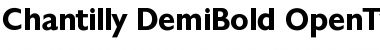 Chantilly-DemiBold Regular Font