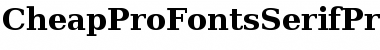 CheapProFonts Serif Pro Font