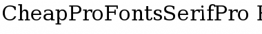 Download CheapProFonts Serif Pro Font
