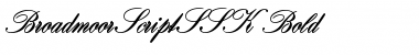 BroadmoorScriptSSK Font