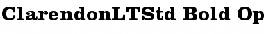 Clarendon LT Std Font