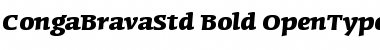 Conga Brava Std Font