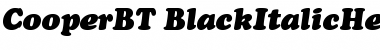 Bitstream Cooper Black Italic Headline