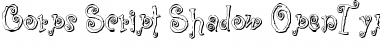 Download Corps-Script-Shadow Font