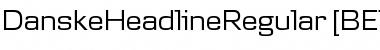 Download DanskeHeadlineRegular [BETA] Font