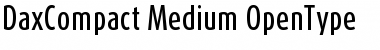 Download DaxCompact-Medium Font