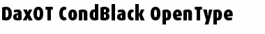 DaxOT CondBlack Font