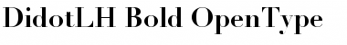 Linotype Didot Bold