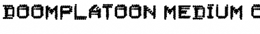 DoomPlatoon Font