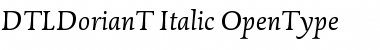 DTLDorianT Italic
