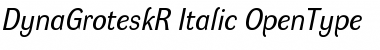 DynaGrotesk R Font