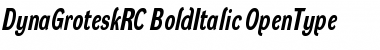 DynaGrotesk RC Bold Italic