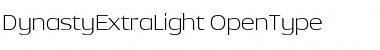 DynastyExtraLight Regular Font