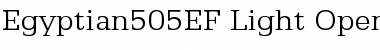 Egyptian505EF Font