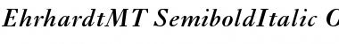 Ehrhardt MT Semibold Italic