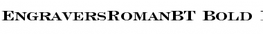 Engravers' Roman Bold Font