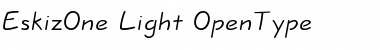 EskizOne-Light Regular Font