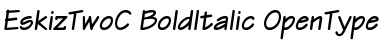 EskizTwoC Bold Italic
