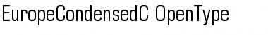 EuropeCondensedC Regular Font