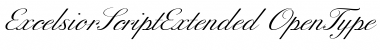 ExcelsiorScript Font