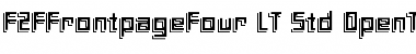 Download F2FFrontpageFour LT Std Font