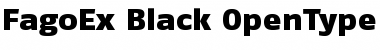 FagoEx Black Font