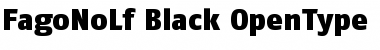 FagoNoLf Black Font