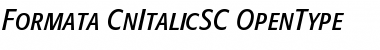 Formata Condensed Italic SC