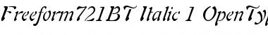 Freeform 721 Font