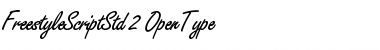 Freestyle Script Std Regular Font